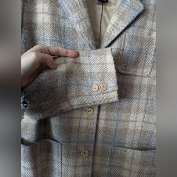 FACONNABLE wool Alpaca women's blazer designed in France made in Italy - Picture 2 of 9